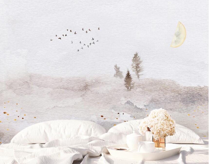 3D Woods Bird 205 Wall Murals Wallpaper AJ Wallpaper 2