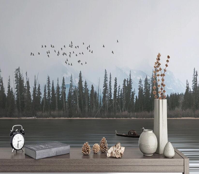 3D Forest Bird 1597 Wall Murals Wallpaper AJ Wallpaper 2