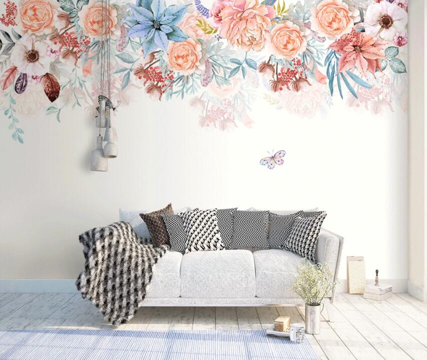 3D Flower 146 Wall Murals Wallpaper AJ Wallpaper 2