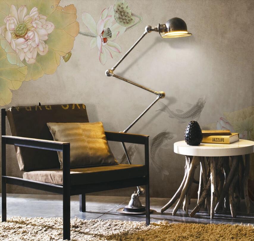 3D Goldfish Lotus 022 Wall Murals Wallpaper AJ Wallpaper 2