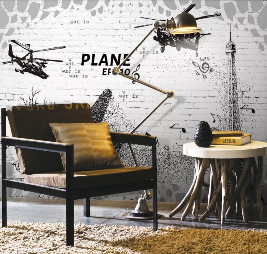 3D Aircraft 1410 Wall Murals Wallpaper AJ Wallpaper 2
