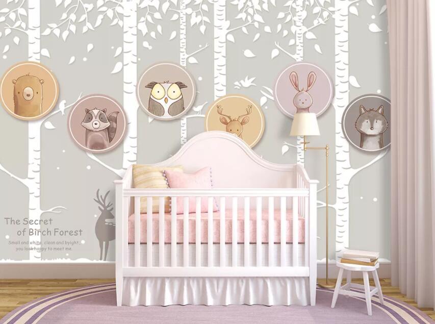 3D Animal Cute 1392 Wall Murals Wallpaper AJ Wallpaper 2