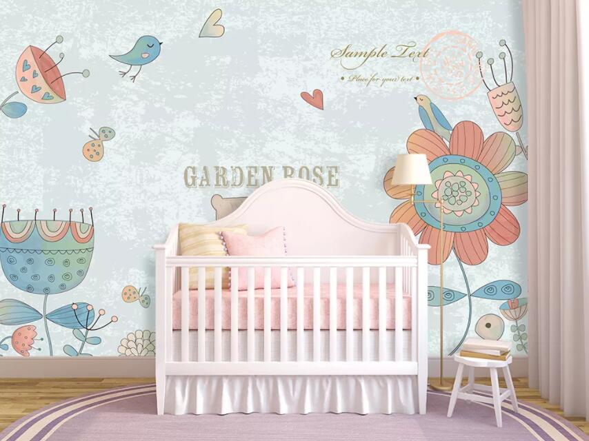 3D Cute Bear 1401 Wall Murals Wallpaper AJ Wallpaper 2