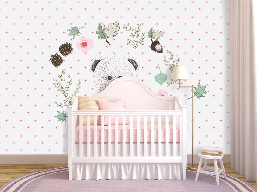 3D Bear 1399 Wall Murals Wallpaper AJ Wallpaper 2