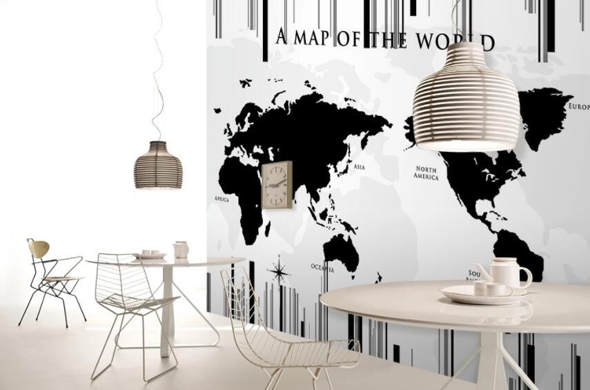 3D Black Balloon 1417 Wall Murals Wallpaper AJ Wallpaper 2