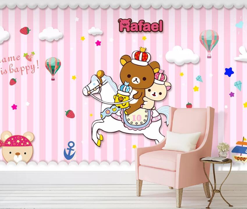 3D Bear 1400 Wall Murals Wallpaper AJ Wallpaper 2