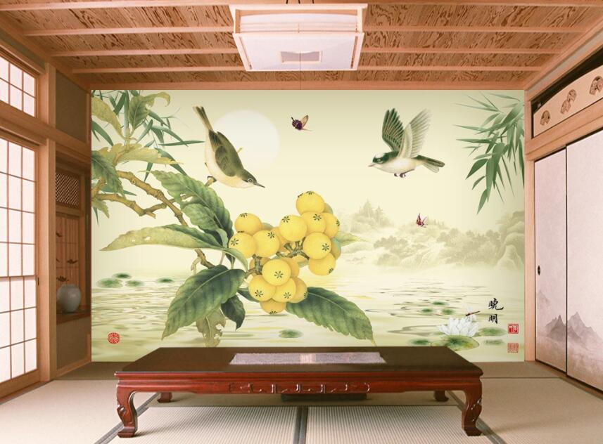 3D Ostrich 1371 Wall Murals Wallpaper AJ Wallpaper 2