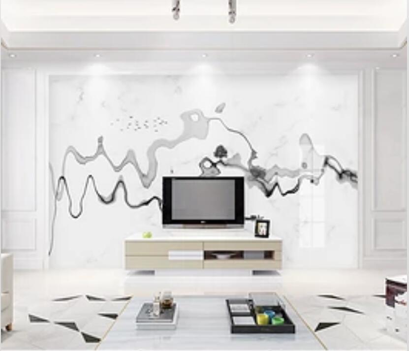 3D Black Wave 1998 Wall Murals Wallpaper AJ Wallpaper 2