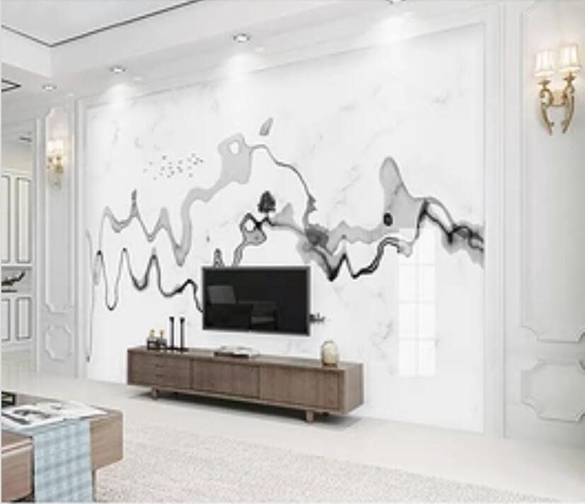 3D Black Wave 1998 Wall Murals Wallpaper AJ Wallpaper 2
