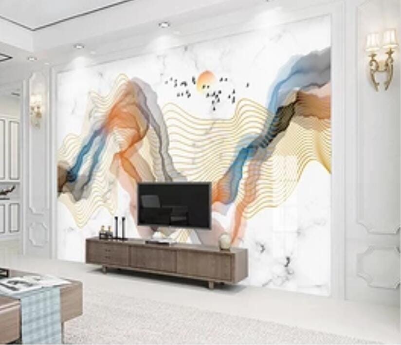 3D Color Ink 3004 Wall Murals Wallpaper AJ Wallpaper 2