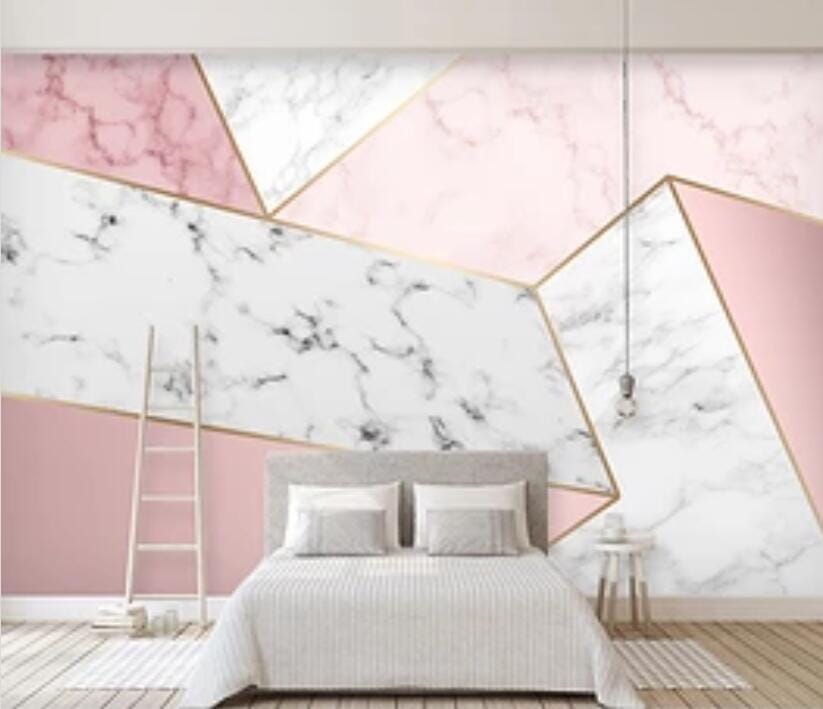 3D Pink Tiles 2948 Wall Murals Wallpaper AJ Wallpaper 2