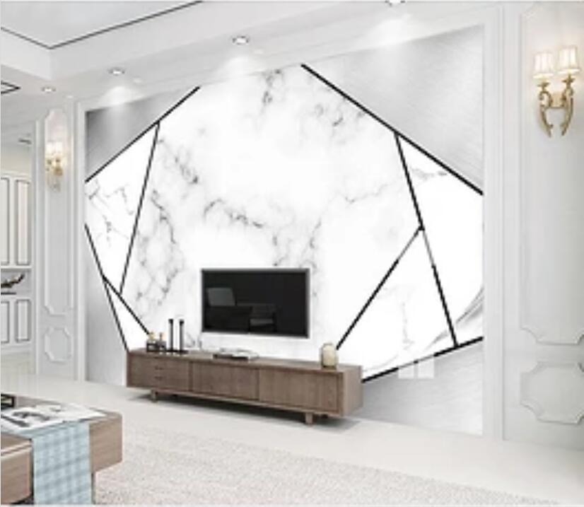 3D Black Lines 1933 Wall Murals Wallpaper AJ Wallpaper 2