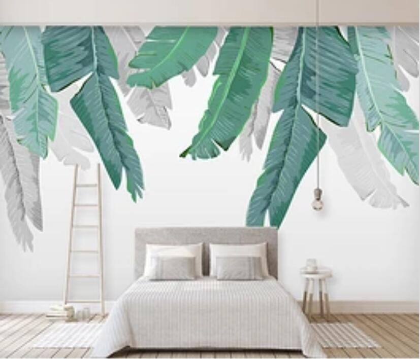 3D Banana Leaf 2844 Wall Murals Wallpaper AJ Wallpaper 2
