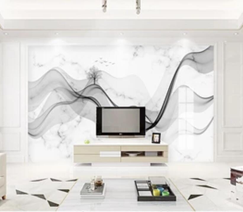 3D Black Wave 2567 Wall Murals Wallpaper AJ Wallpaper 2