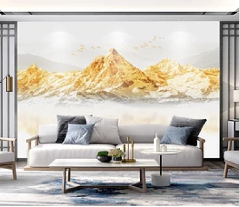 3D Golden valley 1526 Wall Murals Wallpaper AJ Wallpaper 2