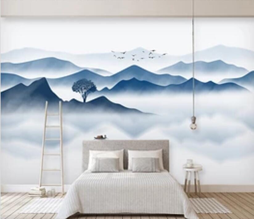 3D Smoky Valley 2537 Wall Murals Wallpaper AJ Wallpaper 2