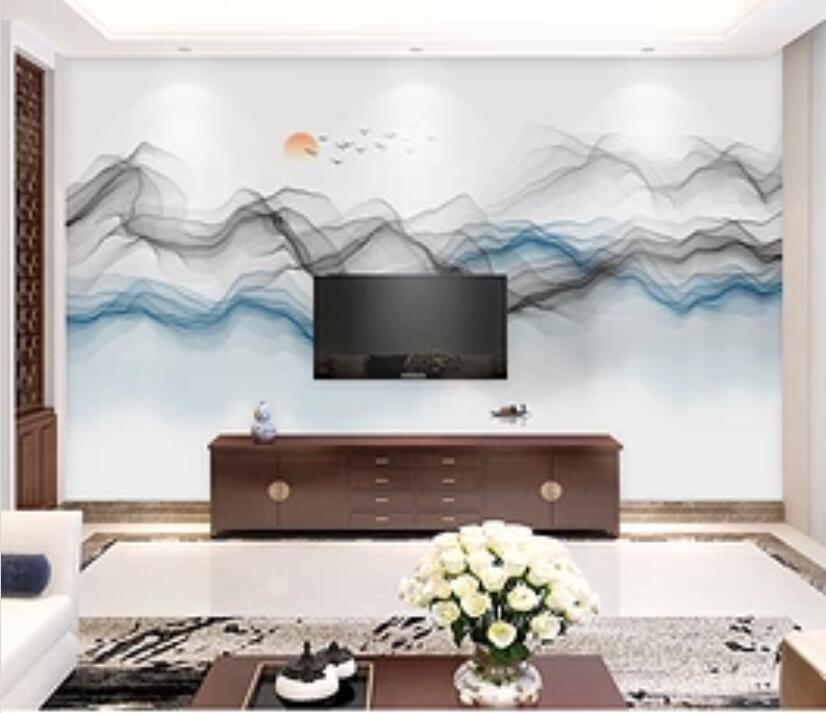 3D Color Wave 1414 Wall Murals Wallpaper AJ Wallpaper 2