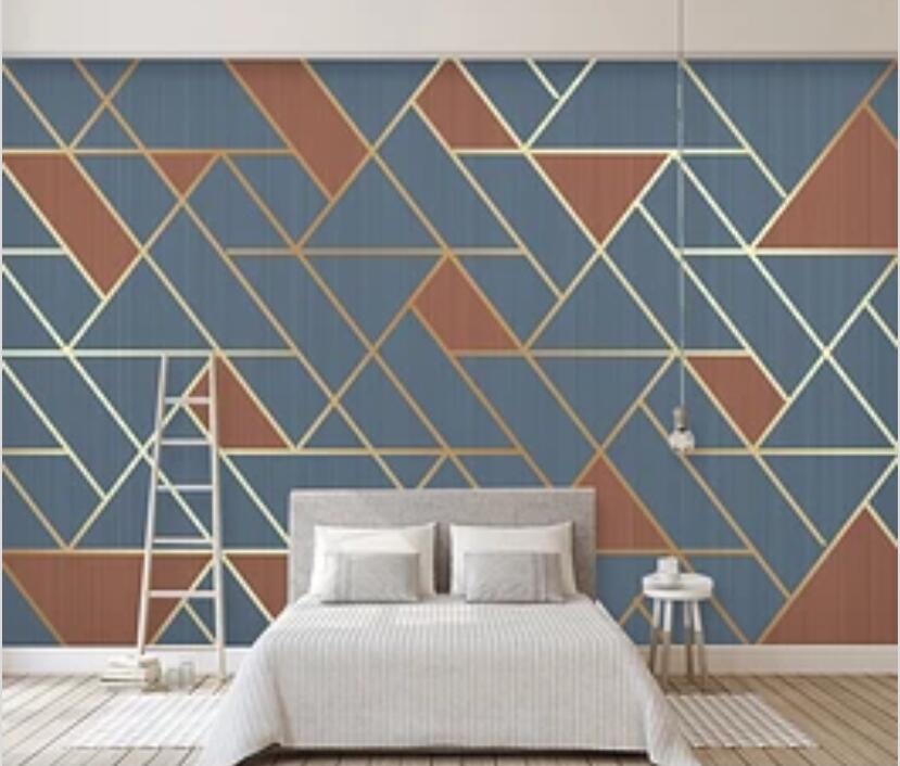 3D Geometric Pattern 1411 Wall Murals Wallpaper AJ Wallpaper 2
