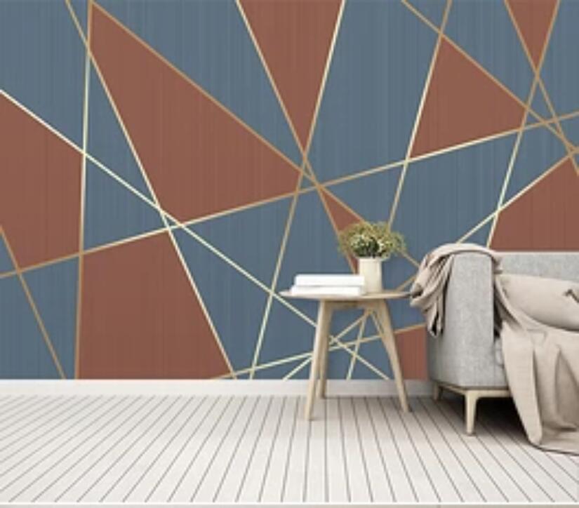 3D Geometric Pattern 1413 Wall Murals Wallpaper AJ Wallpaper 2