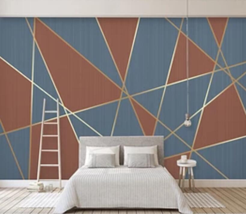 3D Geometric Pattern 1413 Wall Murals Wallpaper AJ Wallpaper 2