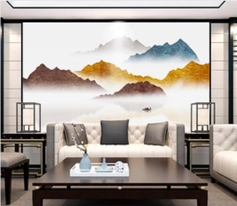 3D Color Mountain 1312 Wall Murals Wallpaper AJ Wallpaper 2