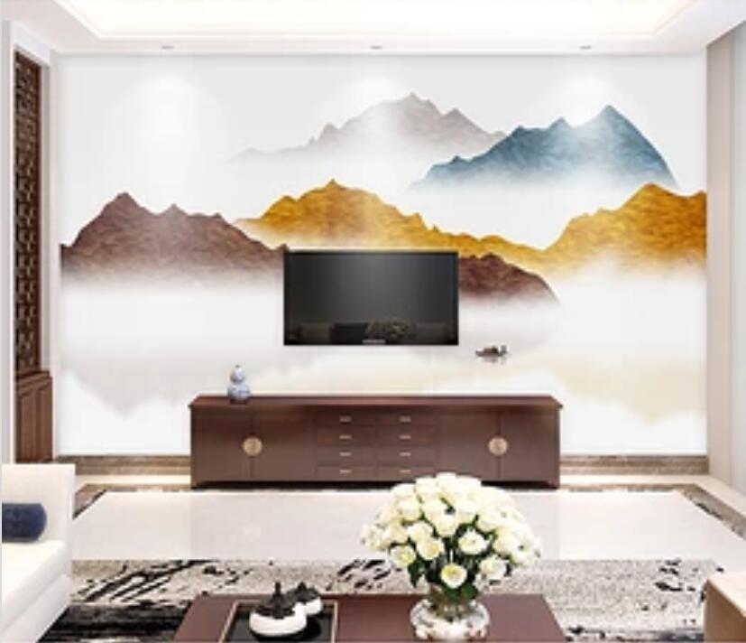 3D Color Mountain 1312 Wall Murals Wallpaper AJ Wallpaper 2