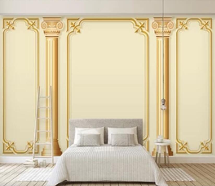 3D White Stripe 1304 Wall Murals Wallpaper AJ Wallpaper 2