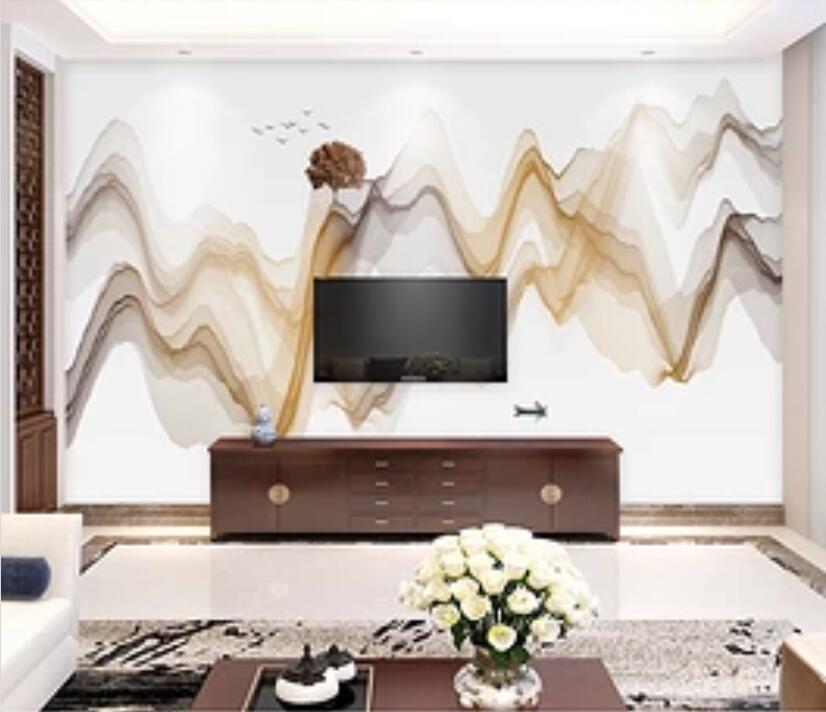3D Misty Valley 1268 Wall Murals Wallpaper AJ Wallpaper 2