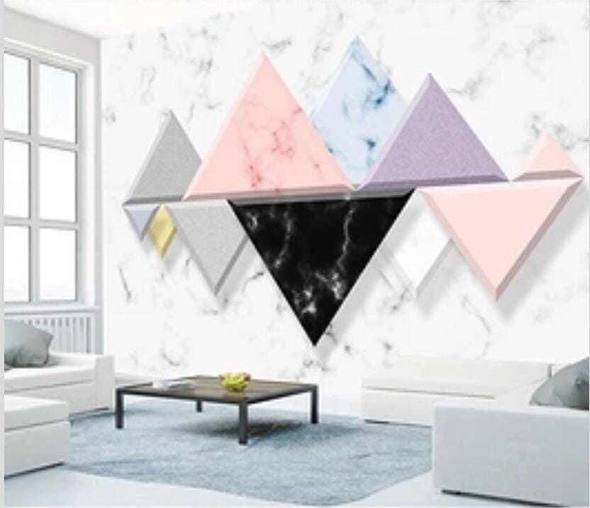 3D Triangle 2243 Wall Murals Wallpaper AJ Wallpaper 2