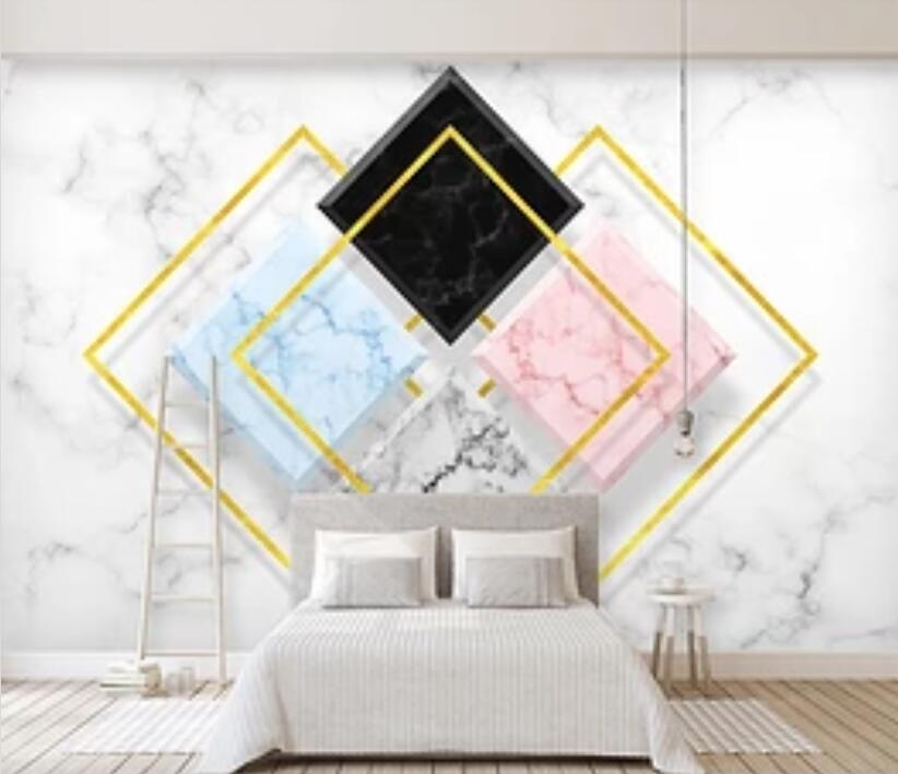 3D Colored Diamond 986 Wall Murals Wallpaper AJ Wallpaper 2