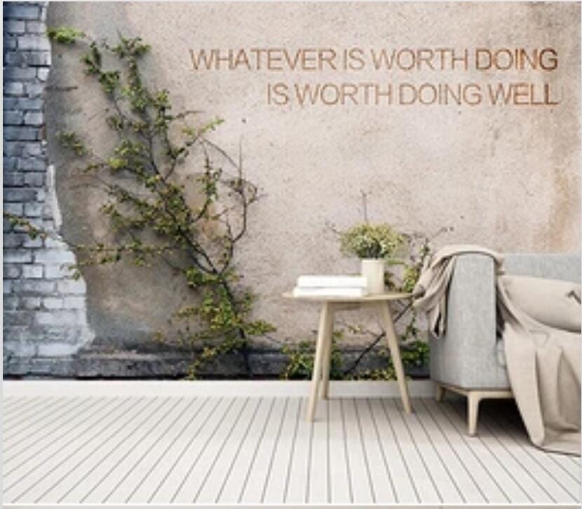 3D Plant Wall 2220 Wall Murals Wallpaper AJ Wallpaper 2