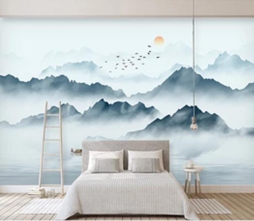 3D Cloud Valley 2211 Wall Murals Wallpaper AJ Wallpaper 2