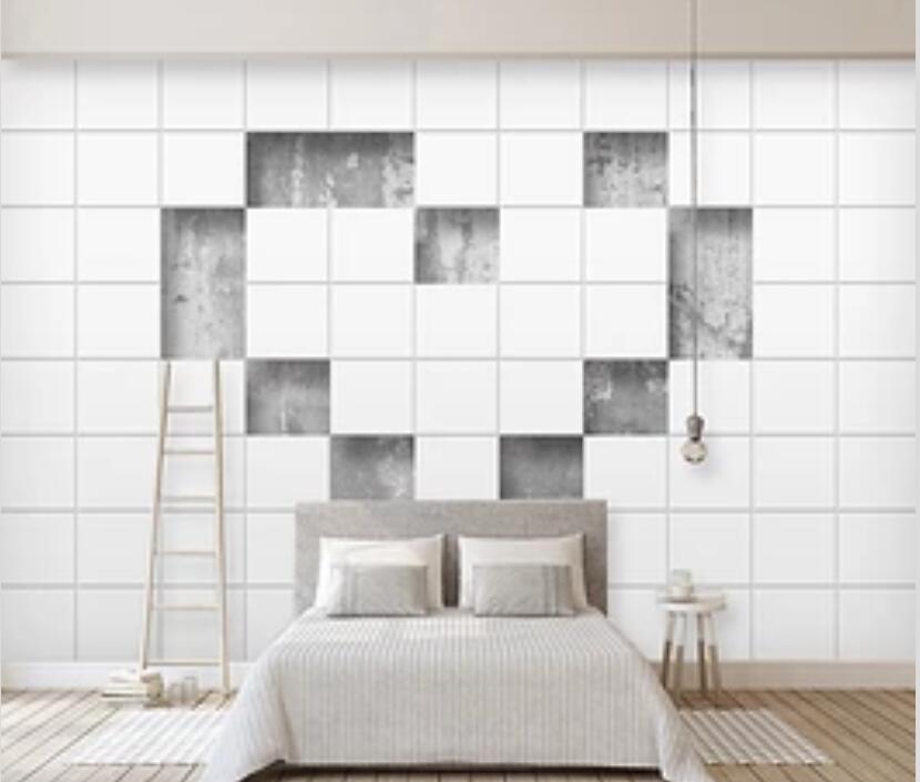 3D Square Love 802 Wall Murals Wallpaper AJ Wallpaper 2