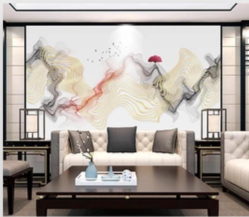 3D Red Sun 1926 Wall Murals Wallpaper AJ Wallpaper 2