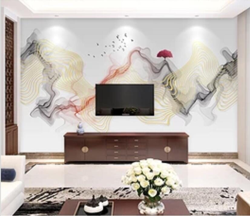 3D Red Sun 1926 Wall Murals Wallpaper AJ Wallpaper 2