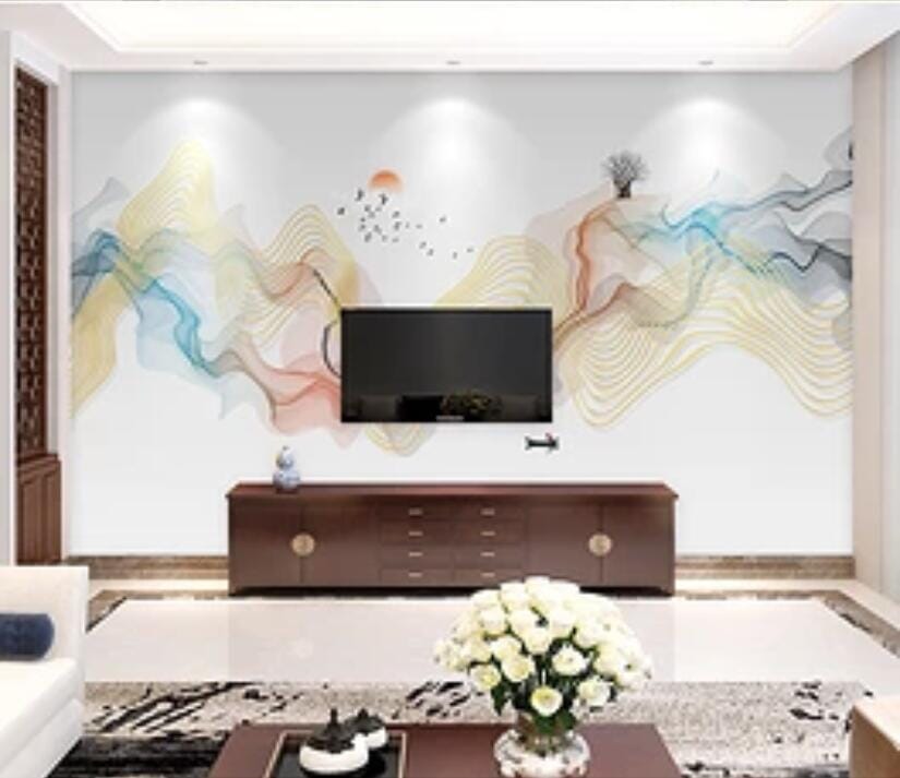 3D Red Sun 1925 Wall Murals Wallpaper AJ Wallpaper 2