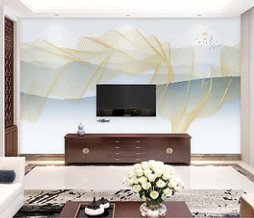 3D Golden Mist 1907 Wall Murals Wallpaper AJ Wallpaper 2