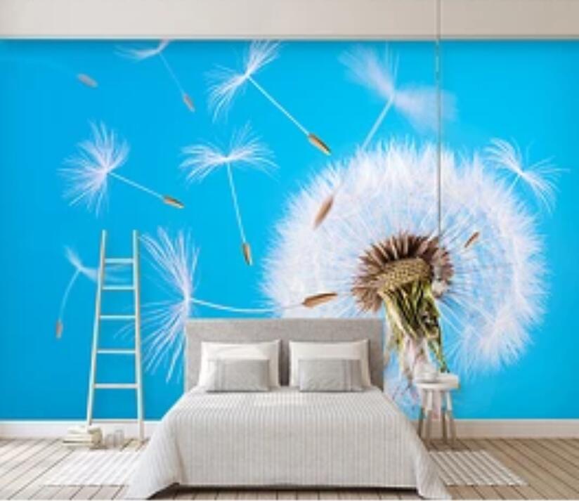 3D Dandelion 567 Wall Murals Wallpaper AJ Wallpaper 2