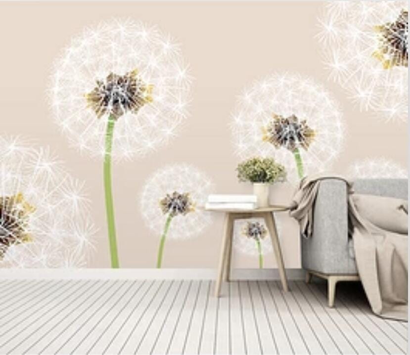 3D Gently Dandelion 1898 Wall Murals Wallpaper AJ Wallpaper 2