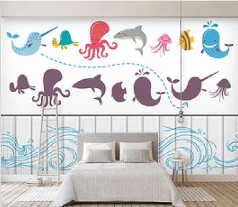 3D Undersea Animal 556 Wall Murals Wallpaper AJ Wallpaper 2