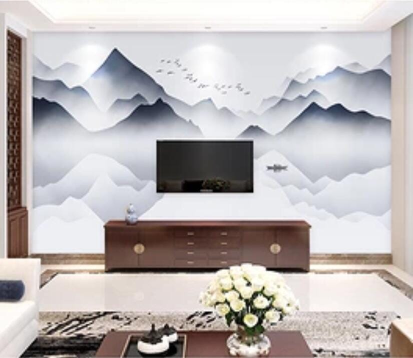 3D Mountain 1852 Wall Murals Wallpaper AJ Wallpaper 2
