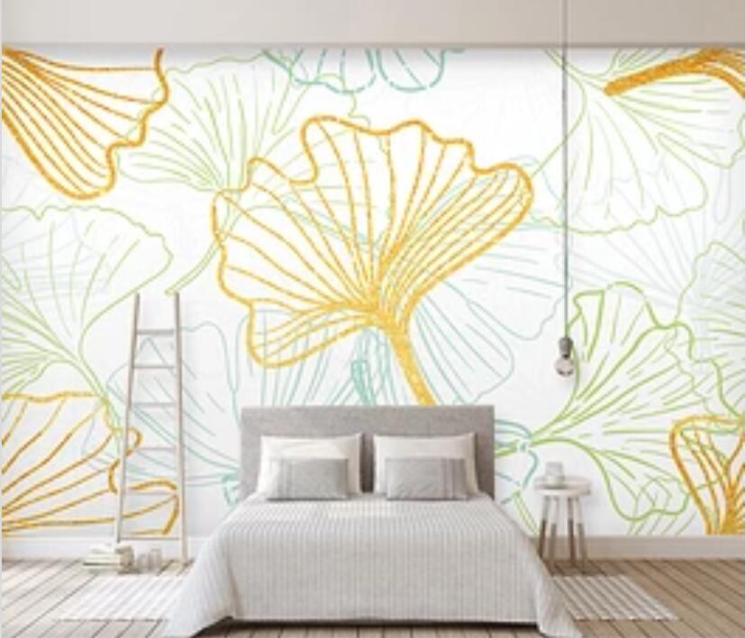 3D Colored Leaves 483 Wall Murals Wallpaper AJ Wallpaper 2