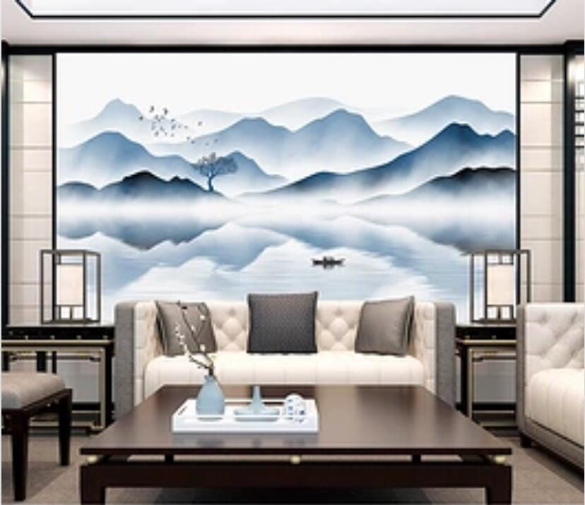3D Valley River 1820 Wall Murals Wallpaper AJ Wallpaper 2