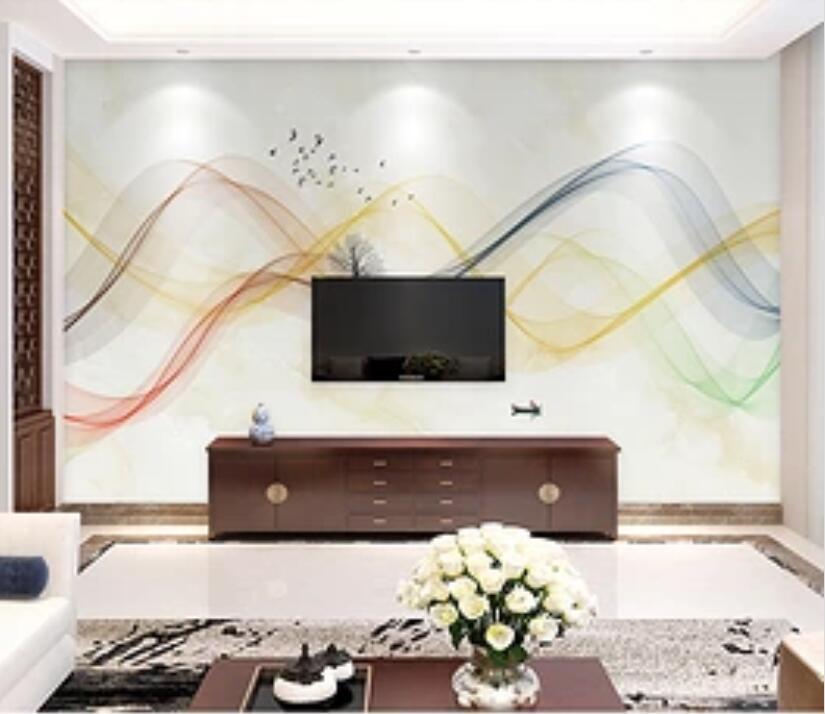 3D Color Wave 417 Wall Murals Wallpaper AJ Wallpaper 2