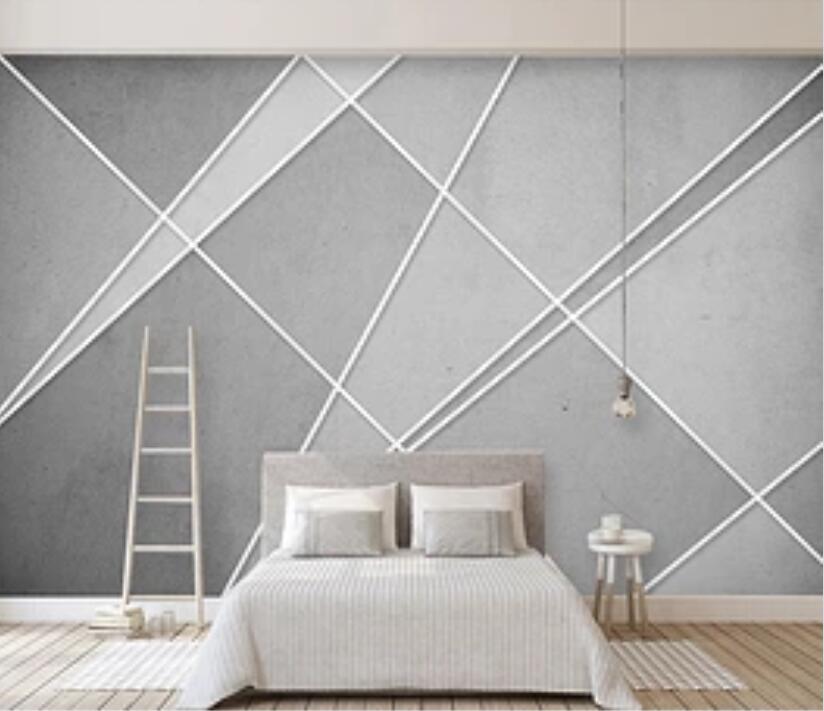 3D Geometric Lines 403 Wall Murals Wallpaper AJ Wallpaper 2