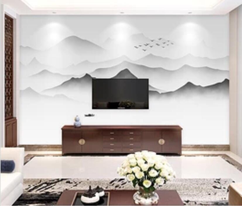 3D Deep Mountain 1766 Wall Murals Wallpaper AJ Wallpaper 2