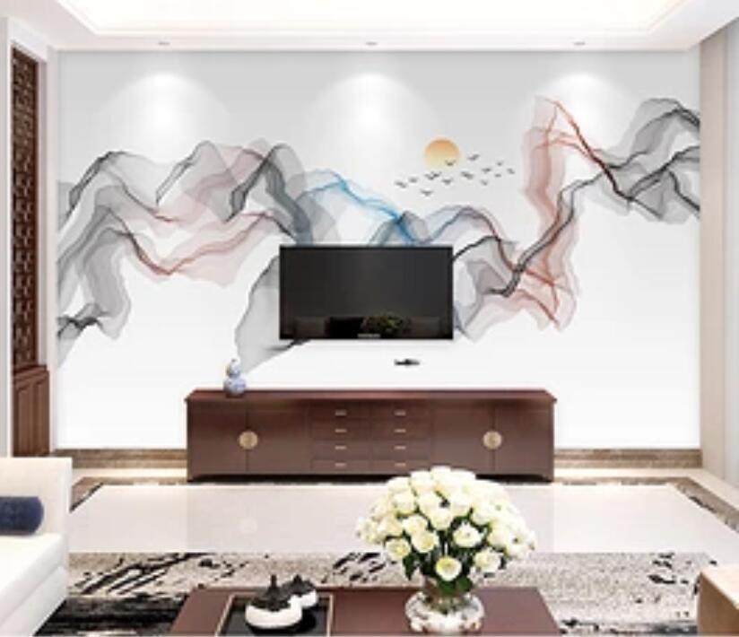 3D Misty Valley 386 Wall Murals Wallpaper AJ Wallpaper 2