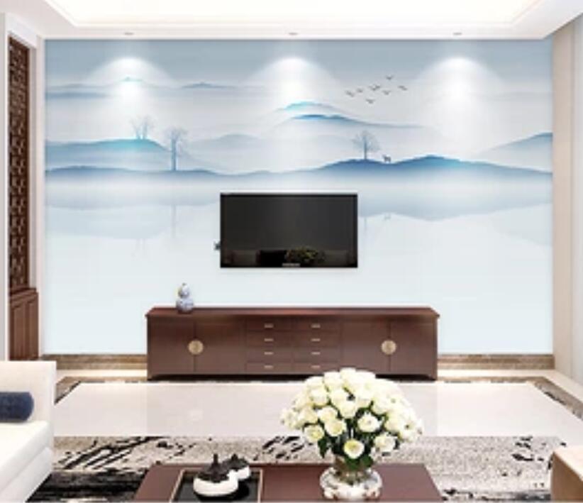 3D River Valley 373 Wall Murals Wallpaper AJ Wallpaper 2