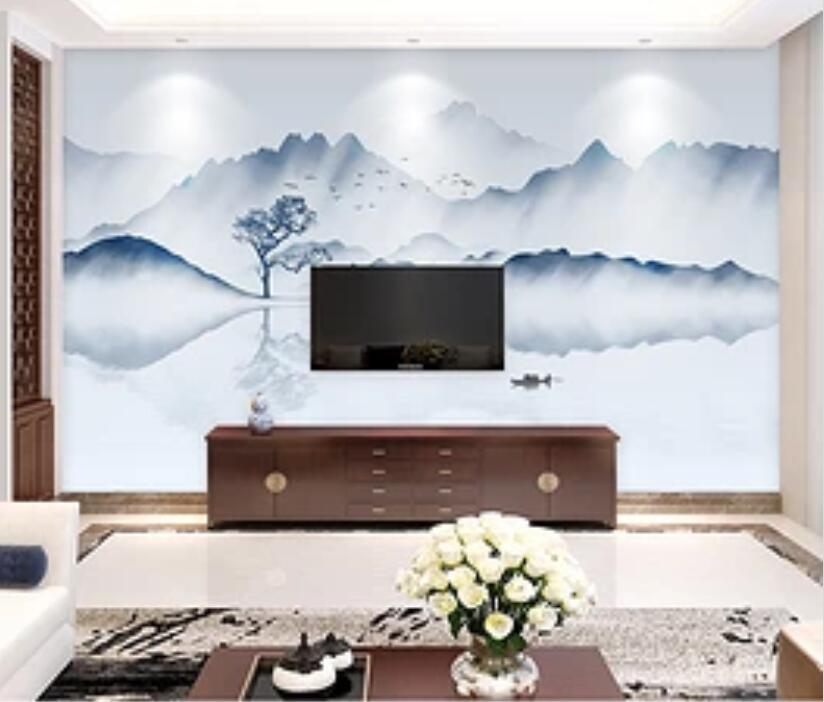 3D Misty Valley 371 Wall Murals Wallpaper AJ Wallpaper 2
