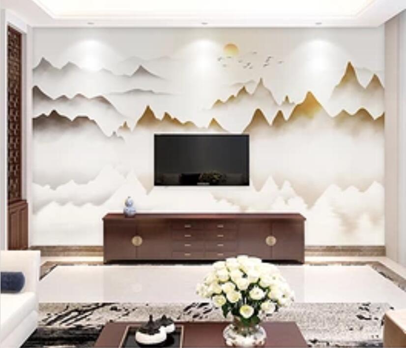 3D Misty Valley 364 Wall Murals Wallpaper AJ Wallpaper 2